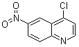structure of CAS# 13675-94-0, 4-氯-6-硝基喹啉