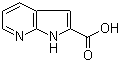 structure of CAS# 136818-50-3, 1H-Pyrrolo[2,3-b]pyridine-2-carboxylic acid