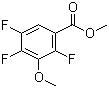 structure of CAS# 136897-64-8, Methyl 3-methoxy-2,4,5-trifluorobenzoate