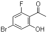 structure of CAS# 1369594-41-1, 1-(4-溴-2-氟-6-羟基苯基)乙酮