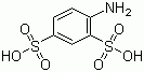 structure of CAS# 137-51-9, Aniline-2,4-disulfonic acid