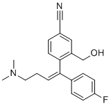 CAS # 1370643-22-3, Escitalopram EP Impurity I, 4-[(1Z)-4-(Dimethylamino)-1-(4-fluorophenyl)but-1-en-1-yl]-3-(hydroxymethyl)benzonitrile