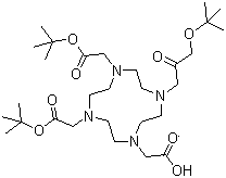 structure of CAS# 137076-54-1, 1,4,7,10-四氮杂环十二烷-1,4,7,10-四乙酸三叔丁酯