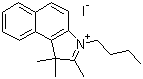 CAS # 137107-72-3, 3-Butyl-1,1,2-trimethyl-1H-benz[e]indolium iodide