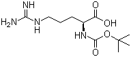 structure of CAS# 13726-76-6, N-Boc-L-arginine