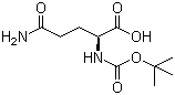 structure of CAS# 13726-85-7, Boc-L-谷氨酰胺