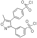 CAS # 1373038-63-1, 3-[4-[4-(Chlorosulfonyl)phenyl]-5-methyl-3-isoxazolyl]benzenesulfonyl chloride