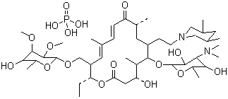 structure of CAS# 137330-13-3, Tilmicosin phosphate