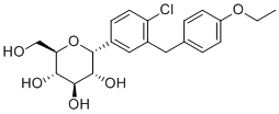 structure of CAS# 1373321-04-0, 1R-Dapagliflozin