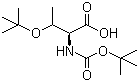 structure of CAS# 13734-40-2, Boc-O-tert-butyl-L-threonine