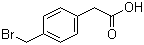 structure of CAS# 13737-36-5, 4-Bromomethylphenylacetic acid