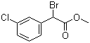 structure of CAS# 137420-52-1, (3-氯苯基)溴乙酸甲酯
