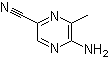 structure of CAS# 1374652-05-7, 5-Amino-6-methyl-2-pyrazinecarbonitrile