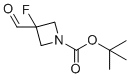 structure of CAS# 1374658-52-2, 1-Boc-3-fluoroazetidine-3-carbaldehyde