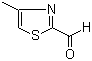 structure of CAS# 13750-68-0, 4-甲基-1,3-噻唑-2-甲醛