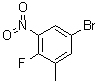 structure of CAS# 1375068-74-8, 5-溴-2-氟-1-甲基-3-硝基苯
