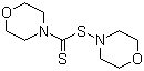CAS # 13752-51-7, Morpholin-4-yl morpholine-4-carbodithioate, 4-[(4-Morpholinylthio)thioxomethyl]-morpholine