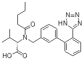 CAS # 137863-60-6, N-(1-Oxopentyl)-N-[[2'-(1H-tetrazol-5-yl)[1,1'-biphenyl]-3-yl]methyl]-L-valine