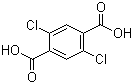 structure of CAS# 13799-90-1, 2,5-二氯对苯二甲酸