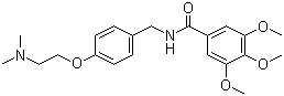 structure of CAS# 138-56-7, 曲美苄胺