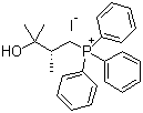structure of CAS# 138079-59-1, [(2R)-3-Hydroxy-2,3-dimethylbutyl]triphenylphosphonium iodide
