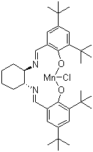structure of CAS# 138124-32-0, (R,R)-(-)N,N'-Bis(3,5-di-tert-butylsalicylidene)-1,2-cyclohexanediaminomanganese(III) chloride