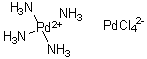 structure of CAS# 13820-44-5, Tetraamminepalladium tetrachloropalladate(II)