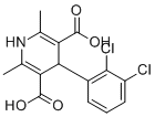 structure of CAS# 138279-32-0, 4-(2,3-二氯苯基)-2,6-二甲基-1,4-二氢吡啶-3,5-二甲酸