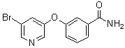 CAS # 1383132-85-1, 3-[(5-Bromo-3-pyridinyl)oxy]benzamide