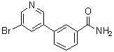 CAS 登录号：1383133-39-8, 3-(5-溴-3-吡啶基)苯甲酰胺