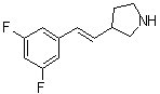 CAS # 1383139-38-5, 3-[2-(3,5-Difluorophenyl)ethenyl]pyrrolidine