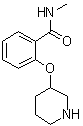 CAS # 1383420-87-8, N-Methyl-2-(3-piperidinyloxy)benzamide