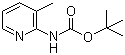 structure of CAS# 138343-75-6, 2-(N-叔丁氧羰基氨基)-3-甲基吡啶