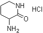 structure of CAS# 138377-80-7, 3-氨基-2-哌啶酮盐酸盐