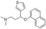 CAS # 1384080-33-4, Duloxetine Impurity 19, Duloxetine N-Methyl 3-Thiophene Isomer,N,N-dimethyl-3-naphthalen-1-yloxy-3-thiophen-3-ylpropan-1-amine