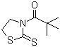 CAS 登录号：138459-91-3, 2,2-二甲基-1-(2-硫酮-3-噻唑烷基)-1-丙酮