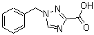 structure of CAS# 138624-97-2, 1-(Phenylmethyl)-1H-1,2,4-triazole-3-carboxylic acid