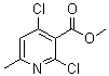 structure of CAS# 138642-40-7, 2,4-二氯-6-甲基-3-吡啶羧酸甲酯