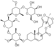 CAS 登录号：138797-24-7, 白薇甙 B
