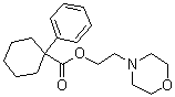 structure of CAS# 138847-85-5, 1-苯基-环己烷羧酸 2-(4-吗啉基)乙基酯