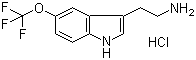 CAS 登录号：1389313-40-9, 5-(三氟甲氧基)-1H-吲哚-3-乙胺盐酸盐