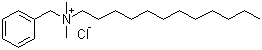 structure of CAS# 139-07-1, Dodecyldimethylbenzylammonium chloride