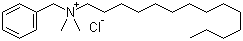 structure of CAS# 139-08-2, Tetradecyldimethylbenzylammonium chloride