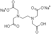 structure of CAS# 139-33-3, Ethylenediaminetetraacetic acid disodium salt
