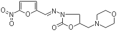 CAS # 139-91-3, Furaltadone, 5-(4-Morpholinomethyl)-3-(5-nitro-2-furfurylideneamino)-2-oxazolidinone