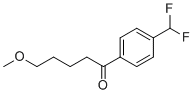 CAS # 1391053-78-3, Desfluoro Fluvoxketone, 1-[4-(difluoromethyl)phenyl]-5-methoxypentan-1-one