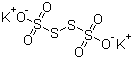 structure of CAS# 13932-13-3, 连四硫酸钾盐