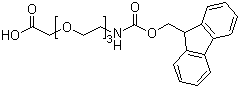 structure of CAS# 139338-72-0, 5,8,11-三氧杂-2-氮杂十三碳二酸 1-芴甲基酯
