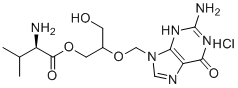 structure of CAS# 1393911-57-3, D-Valganciclovir Hydrochloride