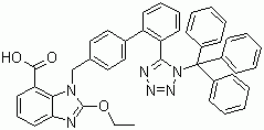 structure of CAS# 139481-72-4, Trityl candesartan